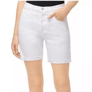 NWT J.Brand Billey Denim High Rise Shorts in White